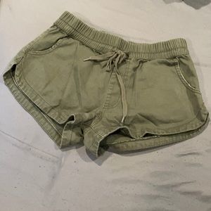 empyre olive green shorts